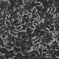 CHIFFON Flowers - BLACK