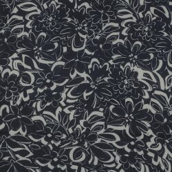 CHIFFON Flowers - NAVY