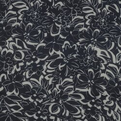 CHIFFON Flowers - NAVY