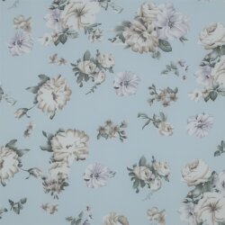 CHIFFON Flowers - LIGHT BLUE