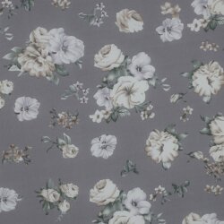 CHIFFON Flowers - GREY