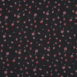 CHIFFON Flowers - BLACK / PINK