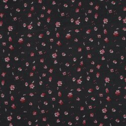 CHIFFON Flowers - BLACK / PINK