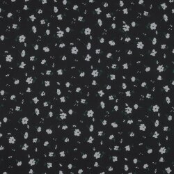 CHIFFON Flowers - BLACK / WHITE