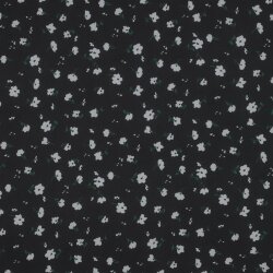 CHIFFON Flowers - BLACK / WHITE