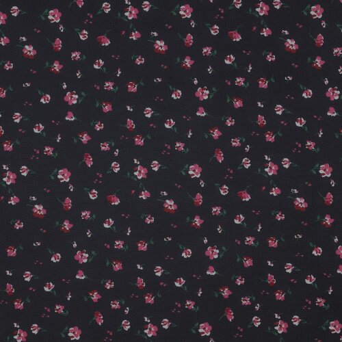 CHIFFON Flowers - NAVY