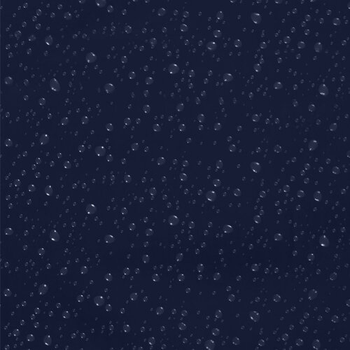 Softshell kaschiert Regentropfen - nachtblau