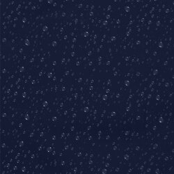 Softshell kaschiert Regentropfen - nachtblau