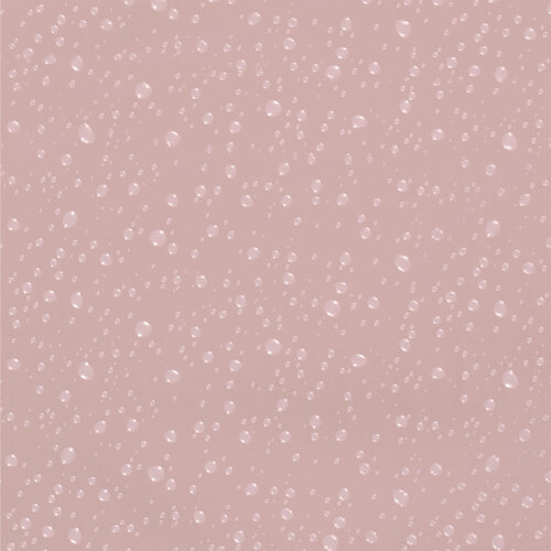 Softshell kaschiert Regentropfen - kalt rosa