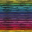 Tessuto moda decorazione tessuto strisce arcobaleno - nero