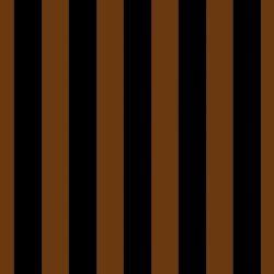 Tissu de décoration à rayures - noir/marron