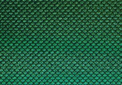 Foil Jersey Mermaid Scales Hologram - green