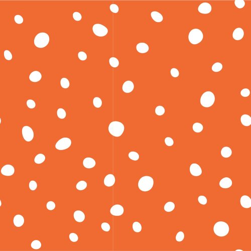 Cotton jersey speckles - orange
