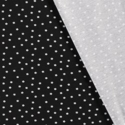Cotton jersey floral - black