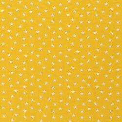 Cotton jersey asterisk - yellow