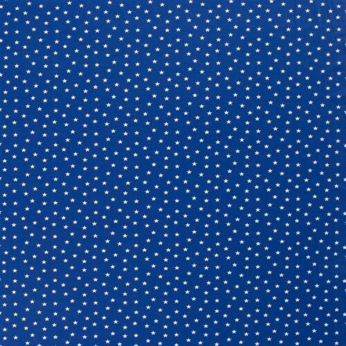 Estrella de jersey de algodón - azul cobalto