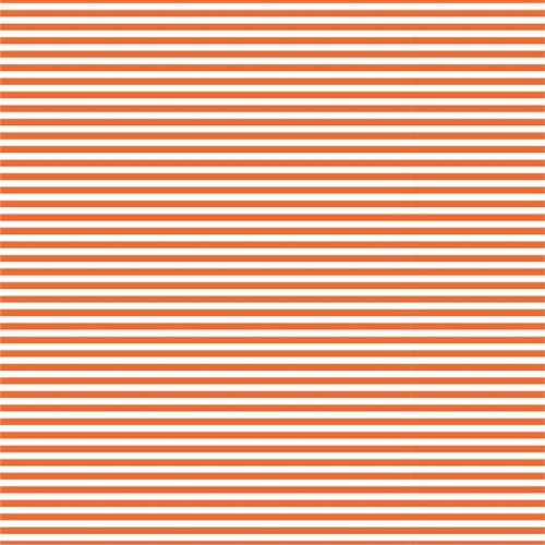Knitted cuff 1mm stripe - orange