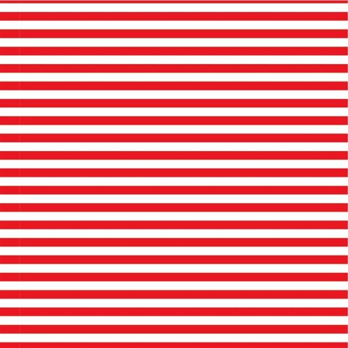 Cotton jersey stripes 1mm - red