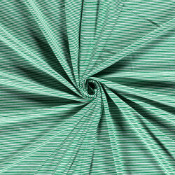 Algodón Jersey Rayas 1mm - Verde Primavera