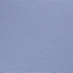 Jersey coton rayé 1mm - bleu cobalt