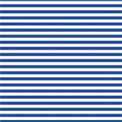 Cotton jersey stripes 1mm - cobalt blue