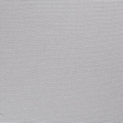 Jersey coton rayé 1mm - gris pierre