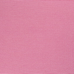 Jersey coton rayé 1mm - rose