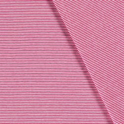 Baumwolljersey  Streifen 3mm - pink