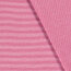 Jersey coton rayé 1mm - rose