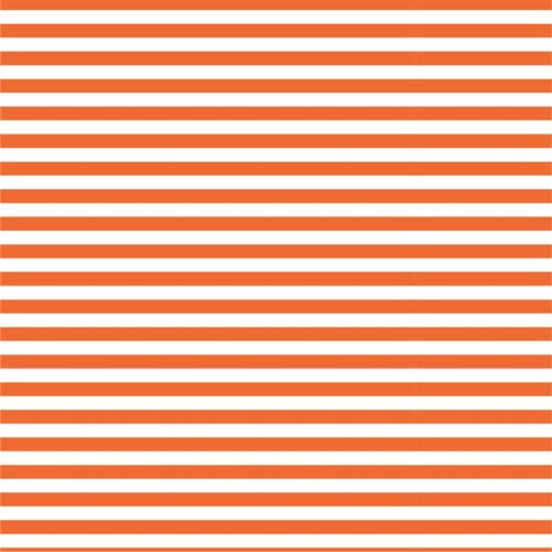 Katoenen tricot strepen 1mm - oranje
