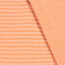 Jersey coton rayé 1mm - orange