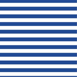 Cotton jersey stripes 5mm - cobalt blue
