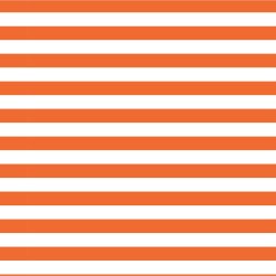 Cotton jersey stripes 5mm - orange