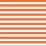 Jersey coton rayé 5mm - orange