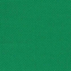 Popeline de coton à pois - vert gazon
