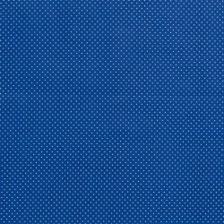 Cotton poplin dots - cobalt blue