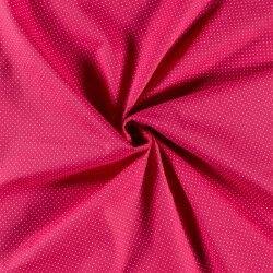 Katoenen popeline polkadots - roze