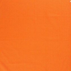 Katoenen popeline polkadots - oranje