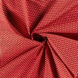 Cotton poplin star - red