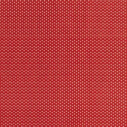 Popeline de coton à étoiles - rouge