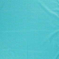 Popeline coton étoile - turquoise clair