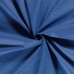 Cotton poplin star - cobalt blue