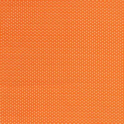 Baumwollpopeline Sternchen - orange