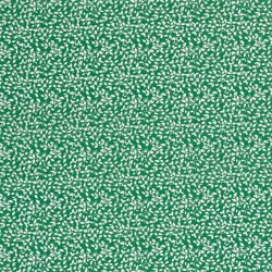 Popelín de algodón vides frondosas - verde hierba