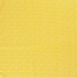 Popeline di cotone con foglie di vite - giallo sole