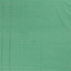 Cotton poplin fan pattern - grass green