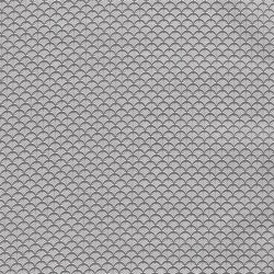 Vějířový vzor z bavlněného popelínu - olovnatě šedý