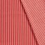Popeline di cotone a righe - rosso
