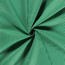 Popeline de coton à rayures - vert gazon
