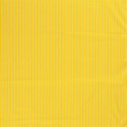 Popeline di cotone a righe - giallo sole